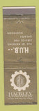 Matchbook Cover - Hackley Union Bank Muskegon MI WEAR