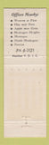 Matchbook Cover - Hackley Union Bank Muskegon MI WEAR