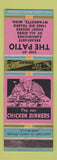 Matchbook Cover - Patio Restaurant Wyandotte MI