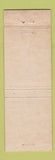 Matchbook Cover - Perfection Pattern Wood Metal Detroit MI WEAR