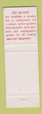 Matchbook Cover - United States Graphite Saginaw MI USG Brushes