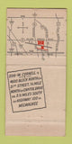 Matchbook Cover - Cunningham Ortmayer Milwaukee WI lumber WEAR 30 Strike