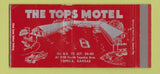 Matchbook Cover - The Tops Motel Topeka KS WEAR Full Length 30 Strike