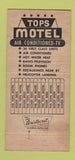 Matchbook Cover - The Tops Motel Topeka KS WEAR Full Length 30 Strike