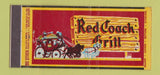 Matchbook Cover - Red Coach Grill Boston Hingham Hyannis MA 30 Stick