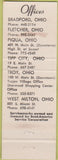 Matchbook Cover - Bank Americard credit Card Bradford OH Piqua Troy