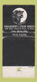 Matchbook Cover - Gallagher's Steak House New York City WEAR 21 Strike Feature