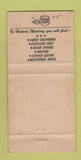 Matchbook Cover - Westerner Motel Monterey CA Full Length 30 Strike