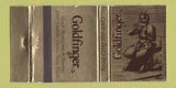 Matchbook Cover - Goldfinger Dallas TX 30 Strike