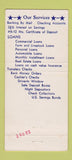 Matchbook Cover - Bank of Prattville AL #1 30 Strike