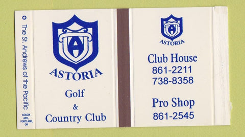 Matchbox - Astoria Golf Country Club OR