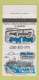 Matchbook Cover - Long John's Seafood House Highlands NJ 30 Strike