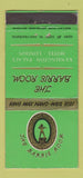 Matchbook Cover - Barrie Room Kensington Palace Hotel London UK 30 Strike