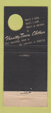 Matchbook Cover - Varsity Town Clothes Shamokin PA Leader 21 Strike Feature