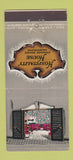 Matchbook Cover - Hospitality Hosue 21 Strike Feature