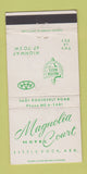 Matchbook Cover - Sagnolia Court Hotel Little Rock AR 30 Strike