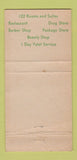Matchbook Cover - Sagnolia Court Hotel Little Rock AR 30 Strike