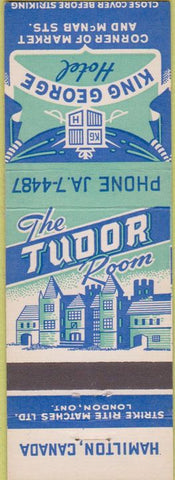 Matchbook Cover - King George Hotel Hamilton ON