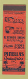 Matchbook Cover - Pinellas Concrete Pipe Block St Petersburg FL feature