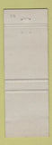 Matchbook Cover - Starlite Restaurant Halifax NS