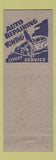 Matchbook Cover - CM Crall's Garage Rockville PA pinup