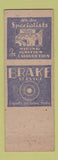 Matchbook Cover - Tony Hall Auto Repair Phoenix AZ pinup #2