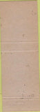 Matchbook Cover - Cosy Restaurant West Montreal QC WEAR