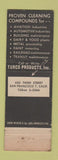 Matchbook Cover - Turco Products Los Angeles Chicago Houston Atlanta
