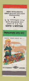 Matchbook Cover - William Glass Mercury Match Zanesville OH