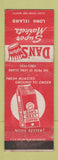 Matchbook Cover - Dan's Super Markets Grocery LI NY Coffee WEAR