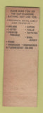 Matchbook Cover - Regal Knitwear Clothes New York City