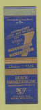 Matchbook Cover - Beach Engineering Royal Oak MI WEAR