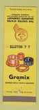 Matchbook Cover - United States Graphite Saginaw MI Gramix