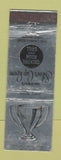 Matchbook Cover - Valenti's Silver Cup Room Detroit MI