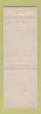 Matchbook Cover - Patterson's Restaurant Sturgis MI