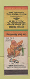 Matchbook Cover - Pete Di Primo Mercury Match Greensburg PA