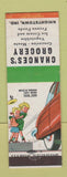 Matchbook Cover - Chance's Grocery Knightstown IN traffic safety