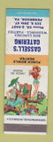 Matchbook Cover - Cassell's Catering Penbrook PA pinup