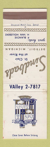 Matchbook Cover - Sindbads Detroit MI WEAR