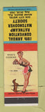 Matchbook Cover - RMS Convention 1959 Miami Beach FL pinup