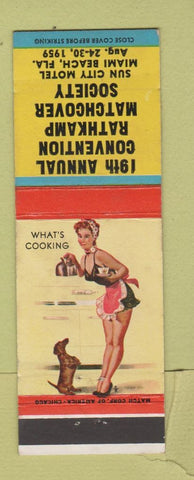 Matchbook Cover - RMS Convention 1959 Miami Beach FL pinup