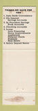 Matchbook Cover - Exchange Savings Bank Mount Pleasant MI WEAR