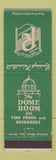 Matchbook Cover - Hotel Roosevelt Lansing MI Dome Room