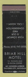 Matchbook Cover - Briar Hill Motel Traverse City MI WEAR