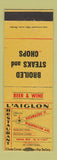 Matchbook Cover - L'Aiglon Restaurant Lansing MI