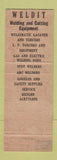 Matchbook Cover - Weldit Welding Equipment Detroit MI