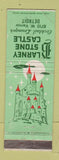 Matchbook Cover - Blarney Stone Castle Detroit MI WORN