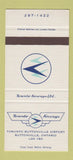 Matchbook Cover - Toronto Airways Buttonville ON SAMPLE 30 Strike