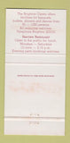 Matchbook Cover - Brighton Centre Restaurant UK England 30 Strike