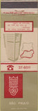 Matchbook Cover - Othon Palace Hotel Sao Paulo Brazil WEAR